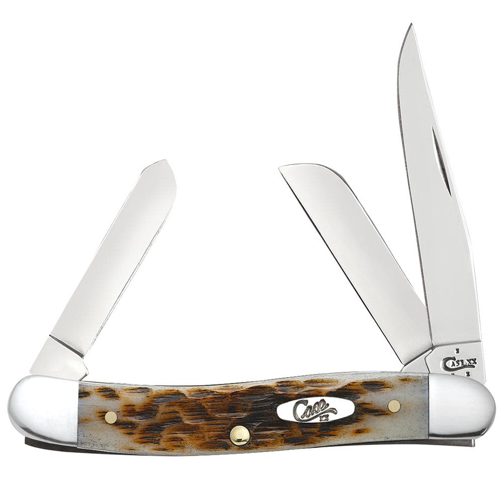Case Amber Bone Pocket Knife