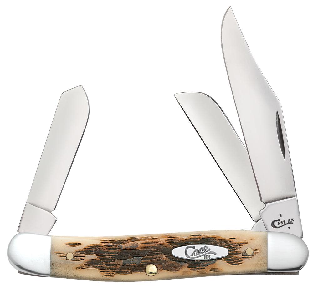 Case Amber Bone Pocket Knife