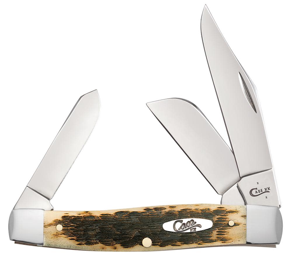 Case Amber Bone Pocket Knife