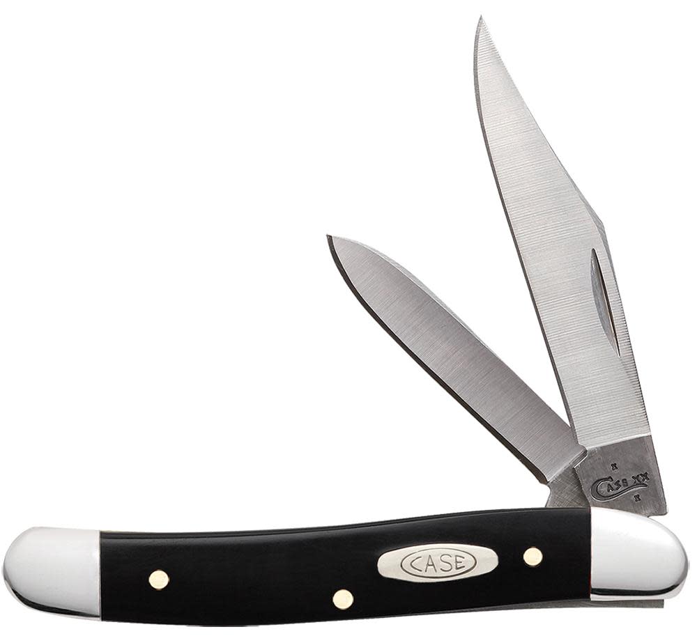 Case Smooth Black Synthetic Pocket Knife