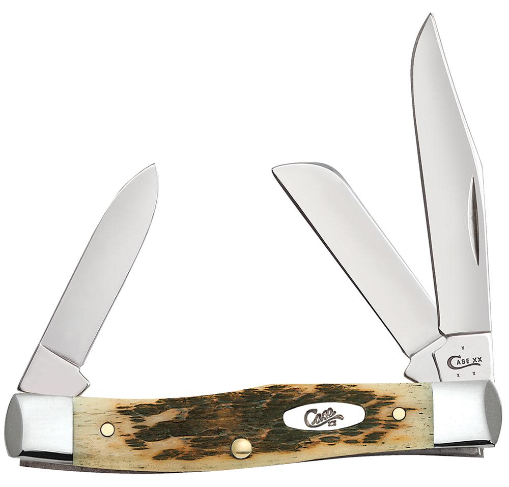 Case Amber Bone Pocket Knife