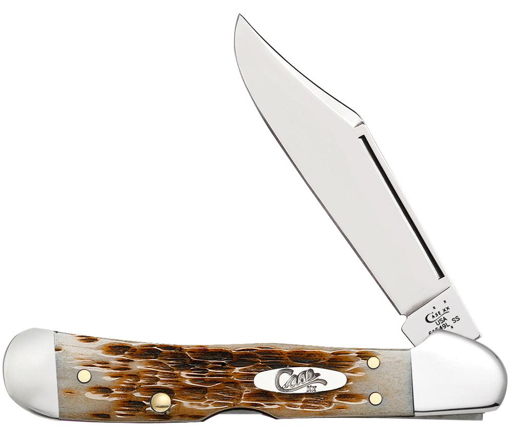 Case Amber Bone Pocket Knife