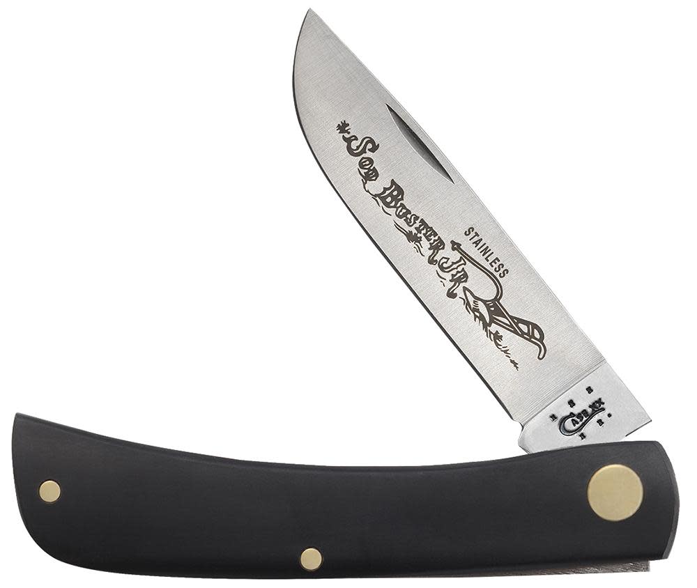 Case Smooth Black Synthetic Pocket Knife