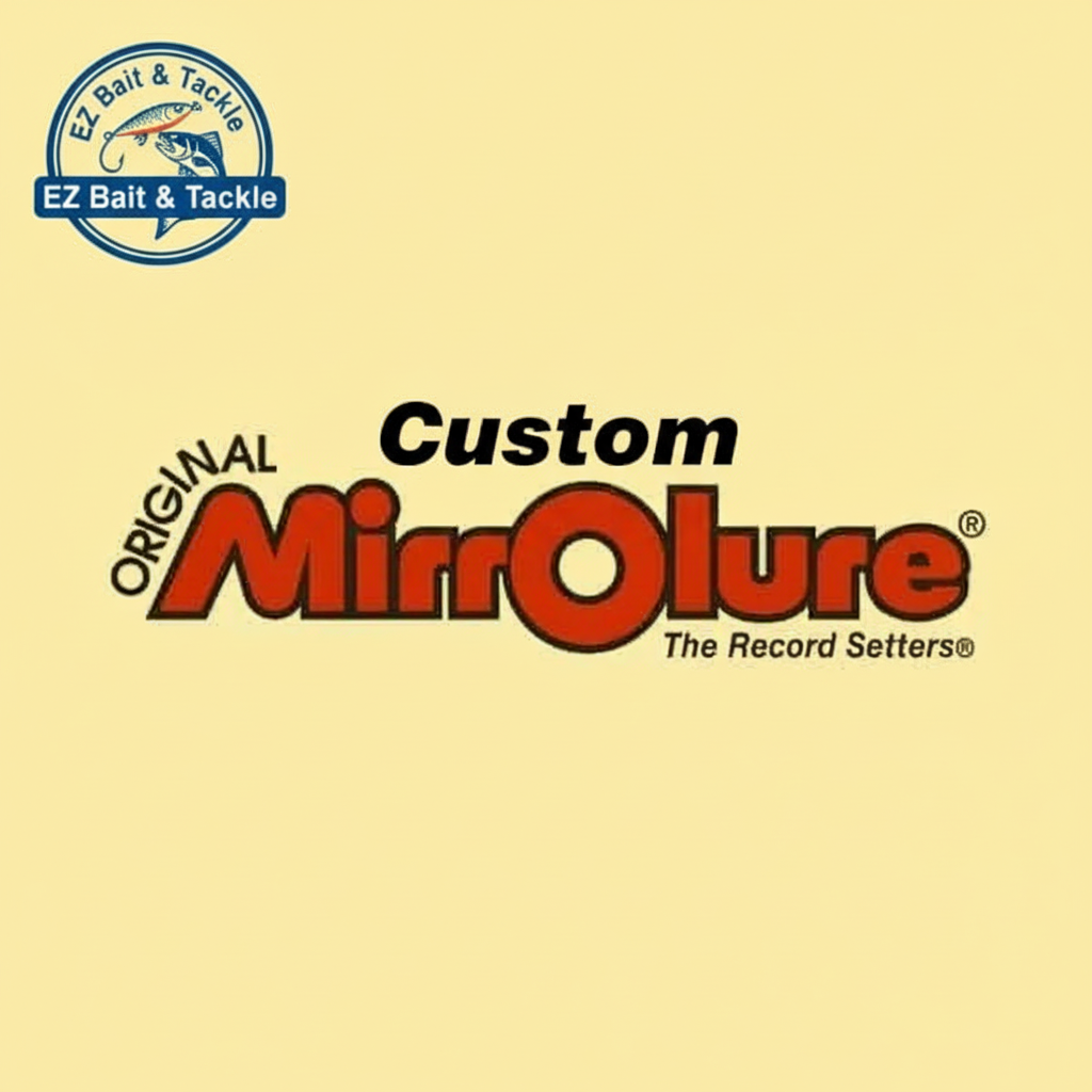 EZ Bait & Tackle Custom MirrOlure Logo