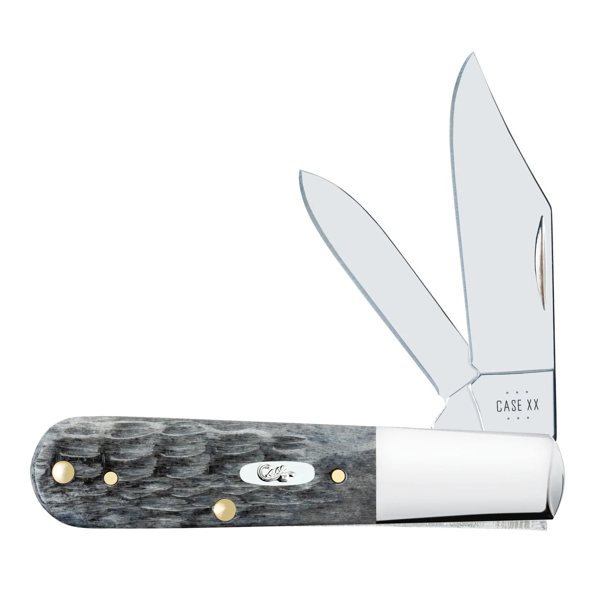 Case Pocket Worn Gray Bone Pocket Knife